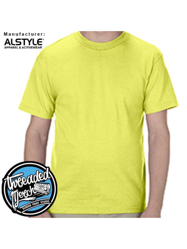 1301 Alstyle Men's Short Sleeve T Shirt 100% Cotton